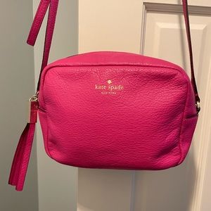 Pink Kate Spade crossbody purse